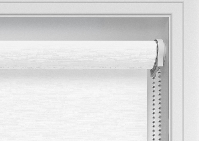 Toulouse (Blackout), Textured White - Twist&Fit Roller Blind - Image 11
